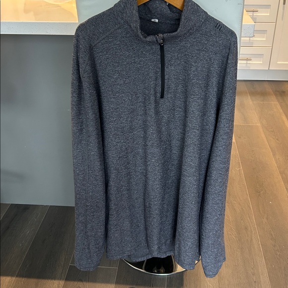 Lululemon Men’s Gray Half-Zip Performance Pullover Top Size XL - Picture 5 of 15